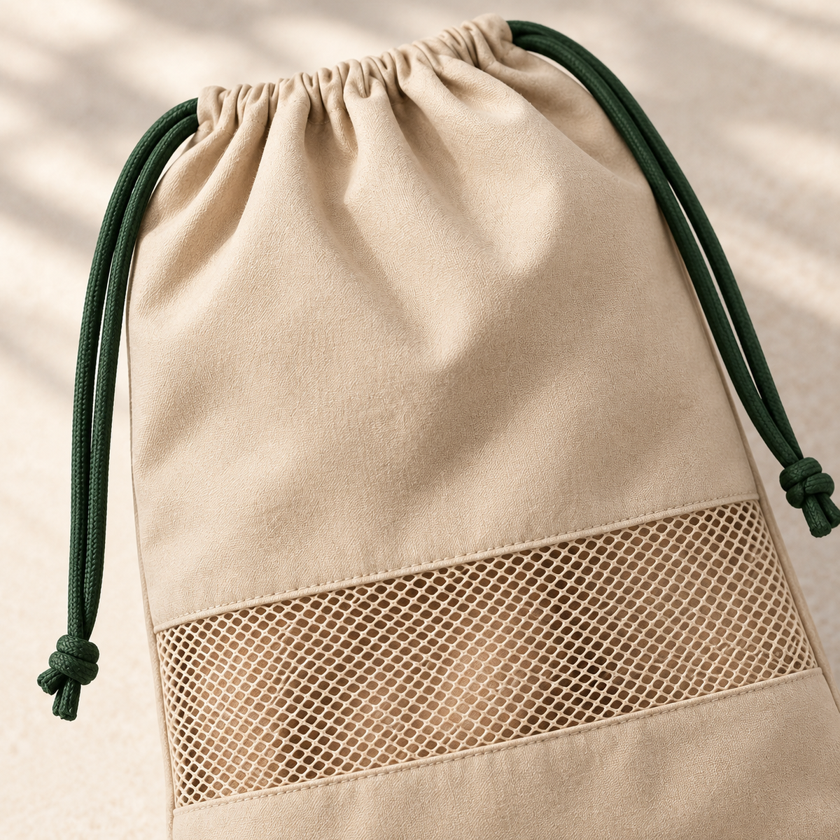 Drawstring Camp Shoe Bag — detail view