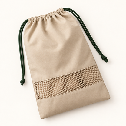 Drawstring Camp Shoe Bag — overview view