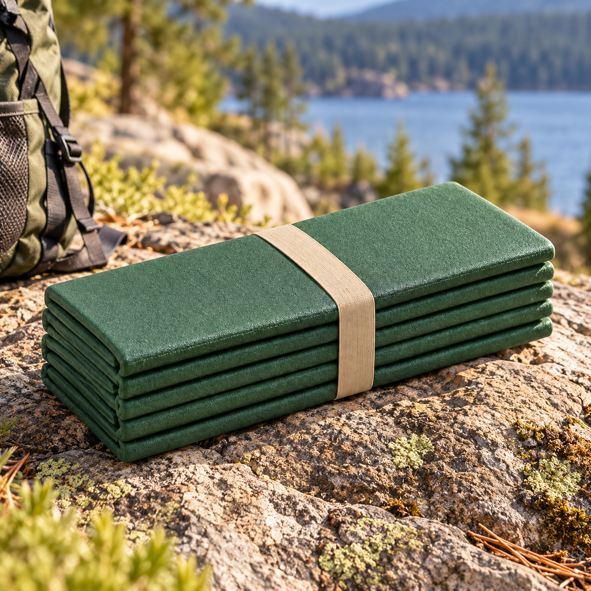 Folding Sit Pad — lifestyle view