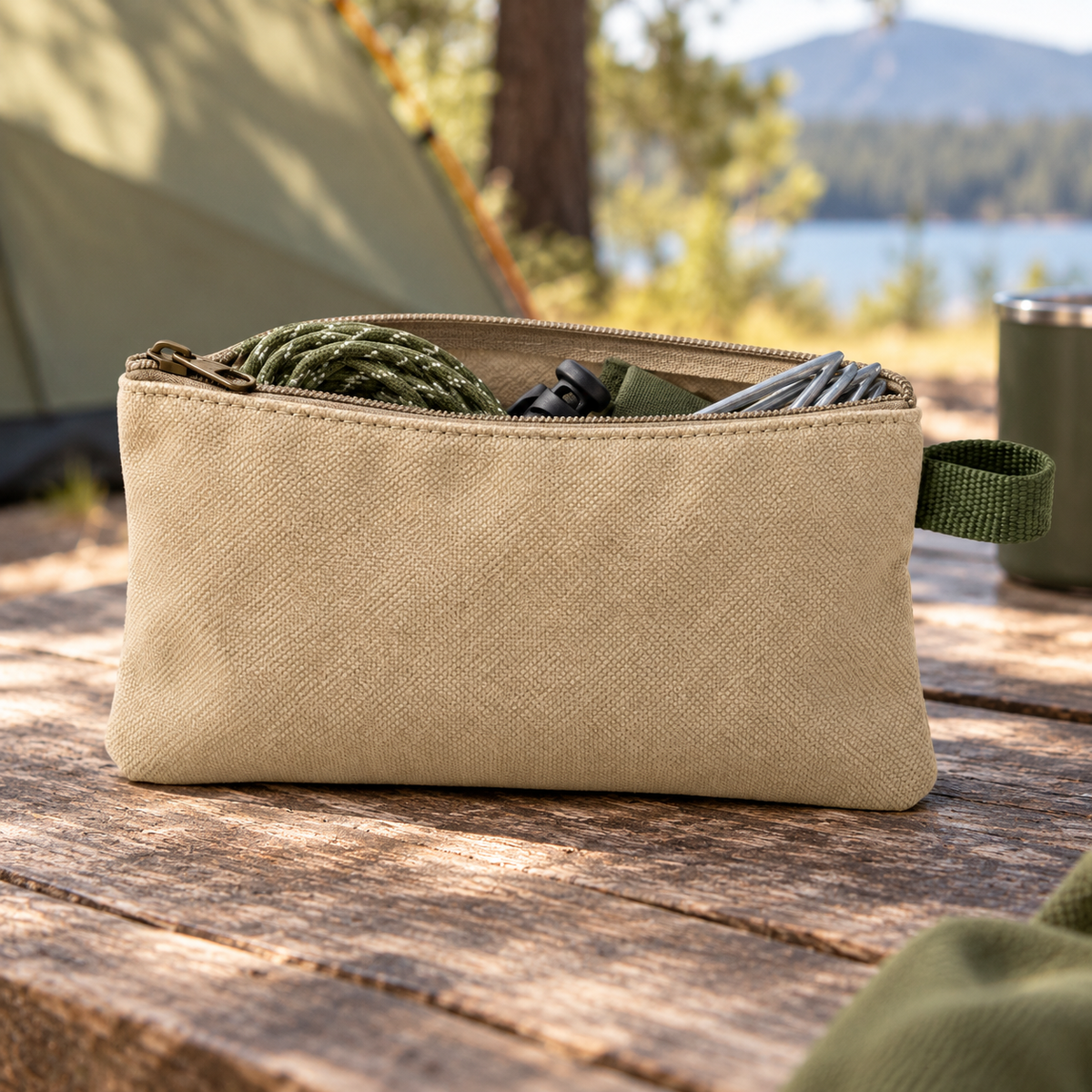 Guyline Storage Pouch — lifestyle view