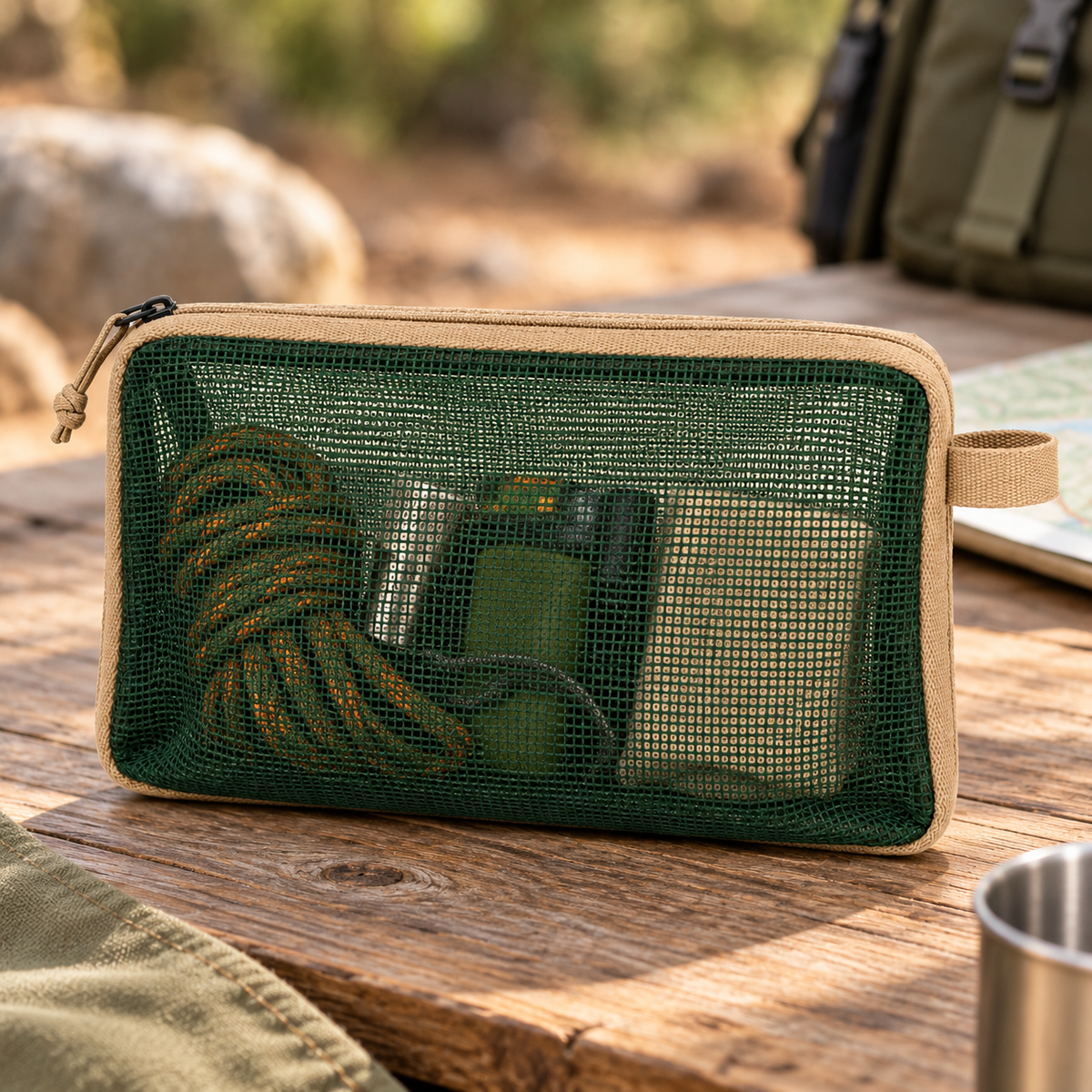 Mesh Gear Storage Bag — feature view