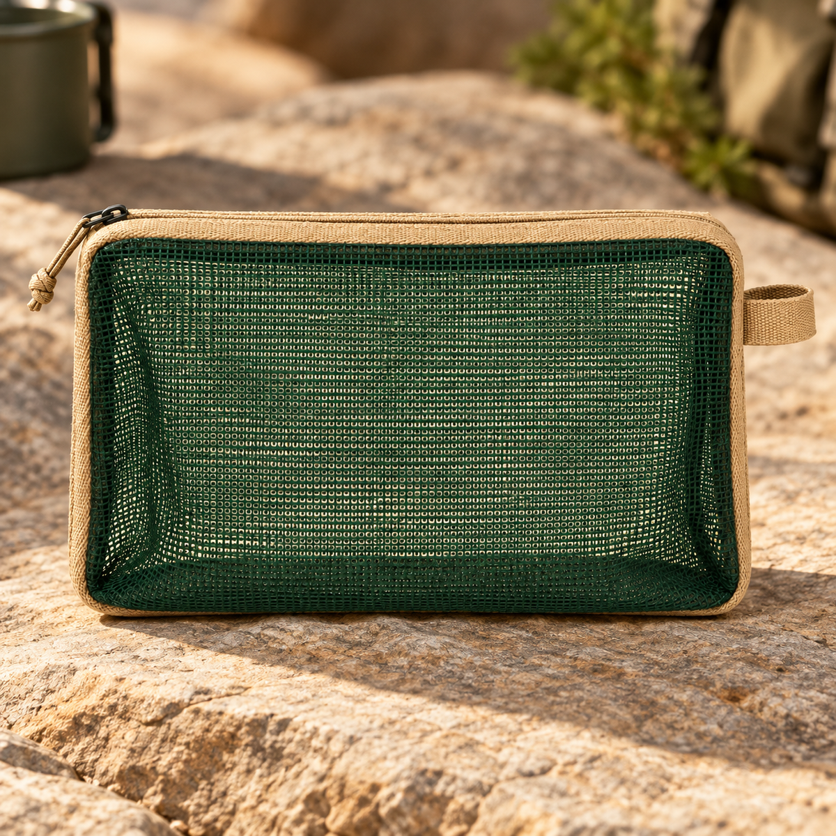 Mesh Gear Storage Bag — detail view