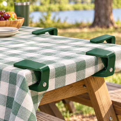 Picnic Tablecloth Clip Set — lifestyle view