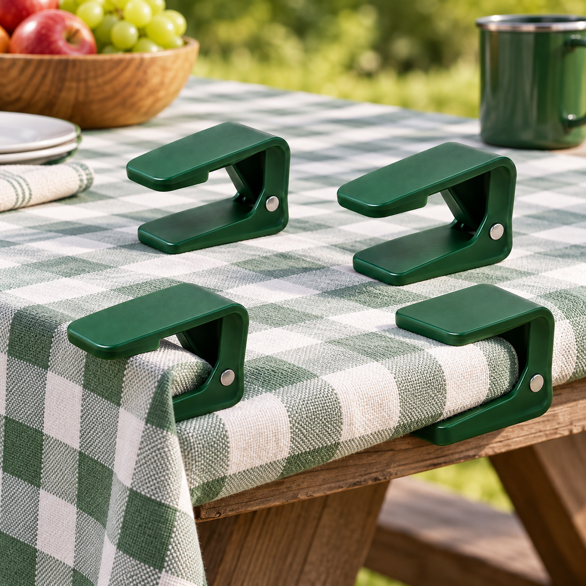 Picnic Tablecloth Clip Set — feature view