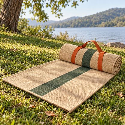 Roll-Up Picnic Blanket — lifestyle view