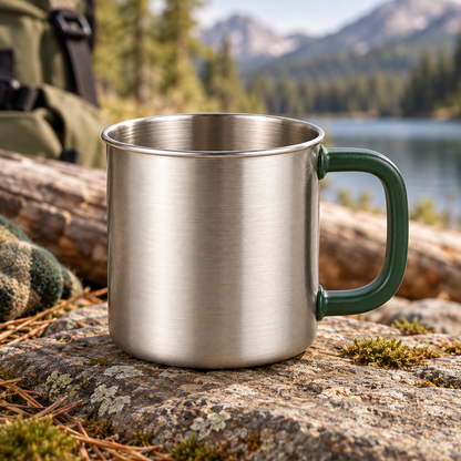 Stainless Camp Mug — feature view